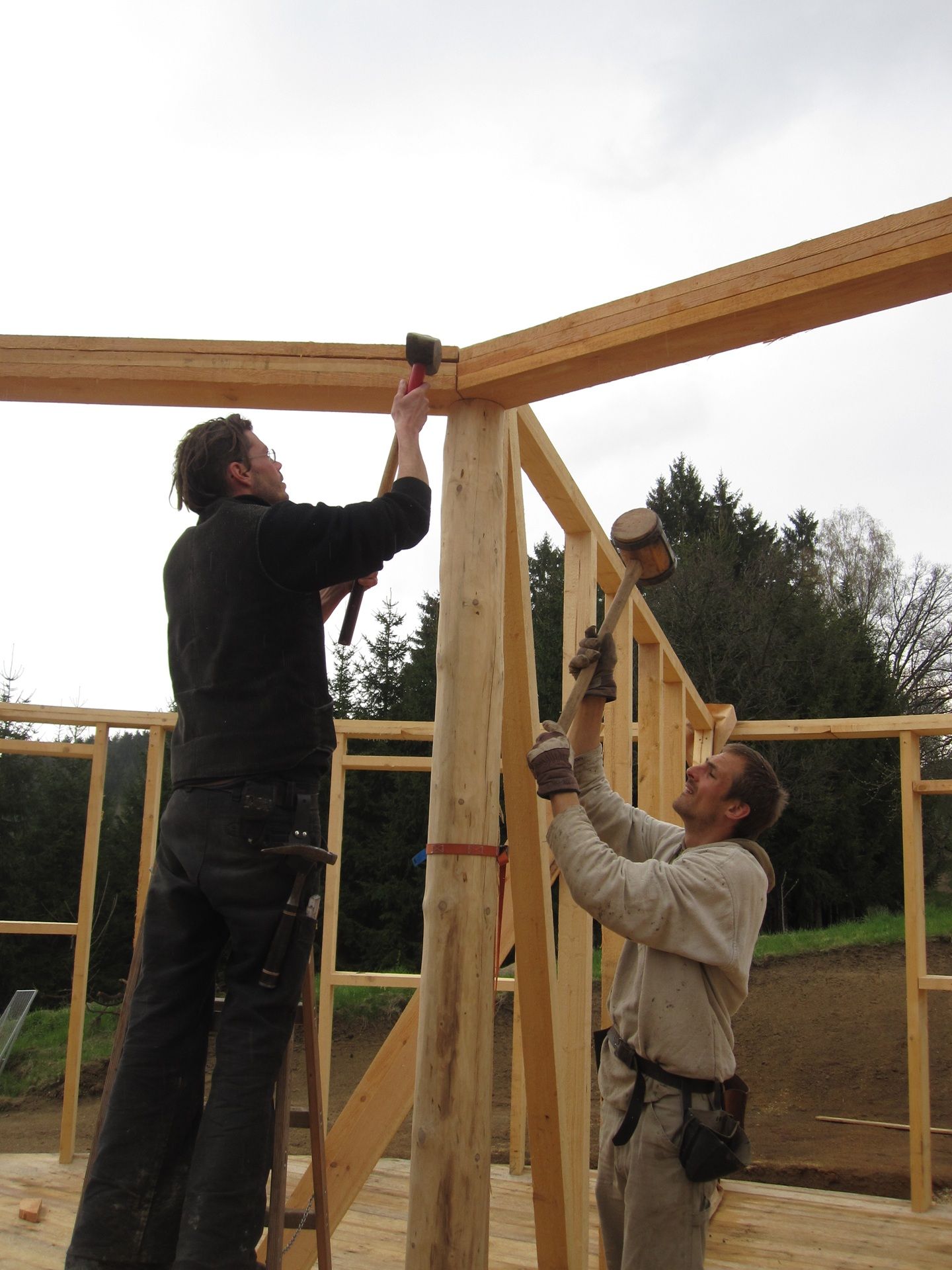 Architektur Strohballenrundhaus