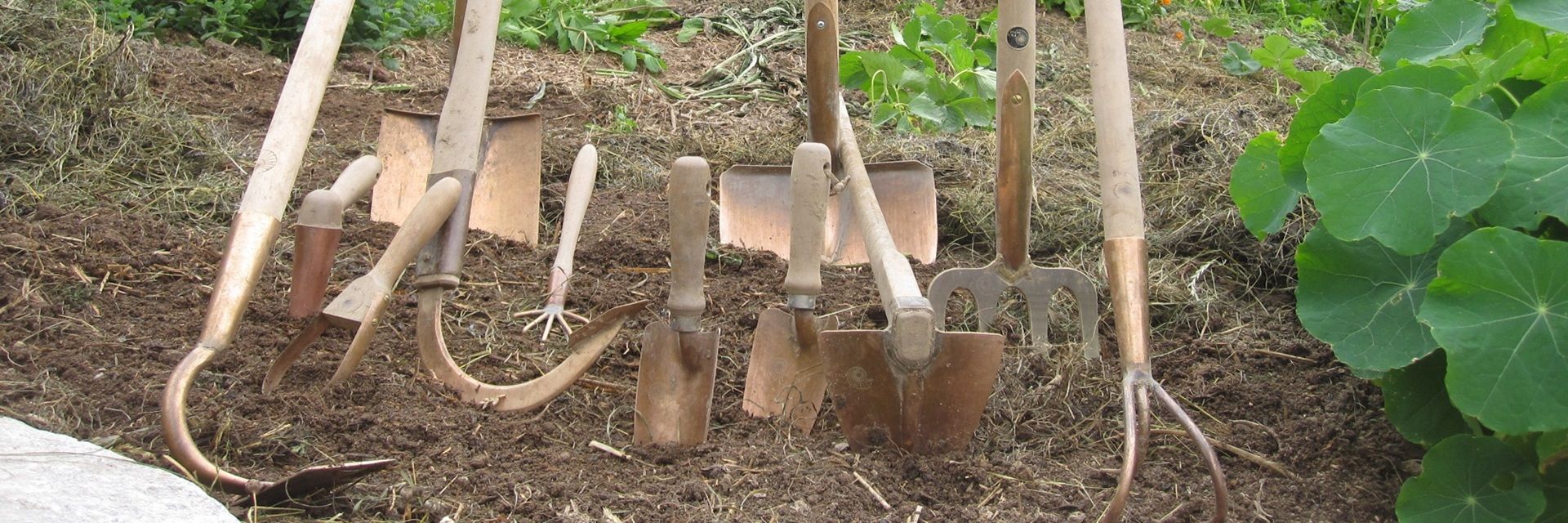 Produkte Gartengeräte aus Kupfer Header